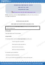 Đề kiểm tra 15 phút Văn 9 - Đề số 9